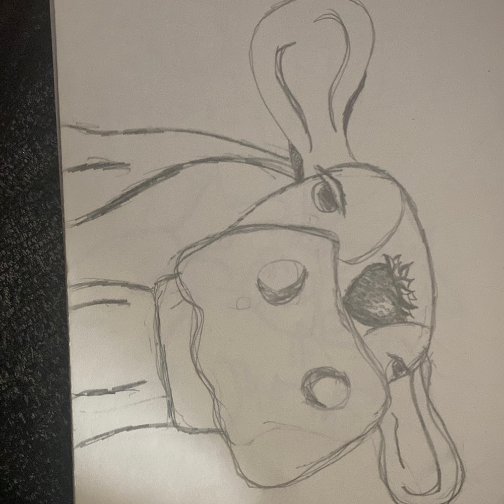 Cow inspired drawing